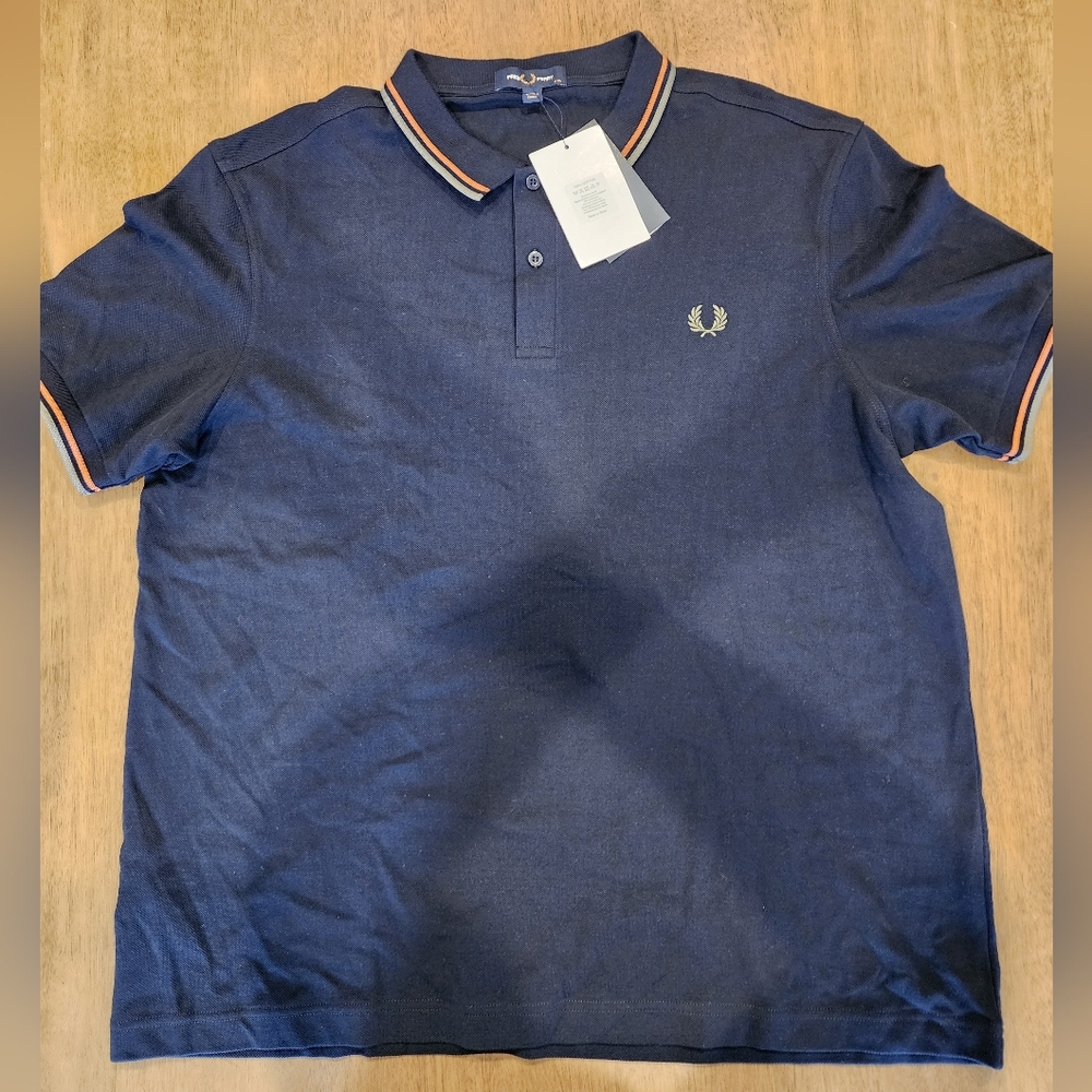 Fred Perry Twin Tipped Polo Size XXL NWT